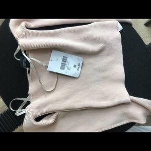 Off the shoulder crop top